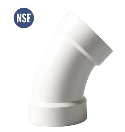 PVC 1 1/4 BEND 45